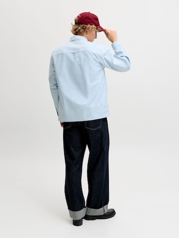 JACK & JONES - Ajuste confortable Camisa de negocios 'JORFrederiksberg' en azul
