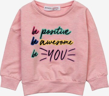 MINOTI Sweatshirt in Pink: front