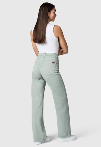 Wide Leg Jean 'Cyrele' Peak Time en vert
