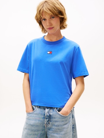 mėlyna Tommy Jeans Marškinėliai: priekis