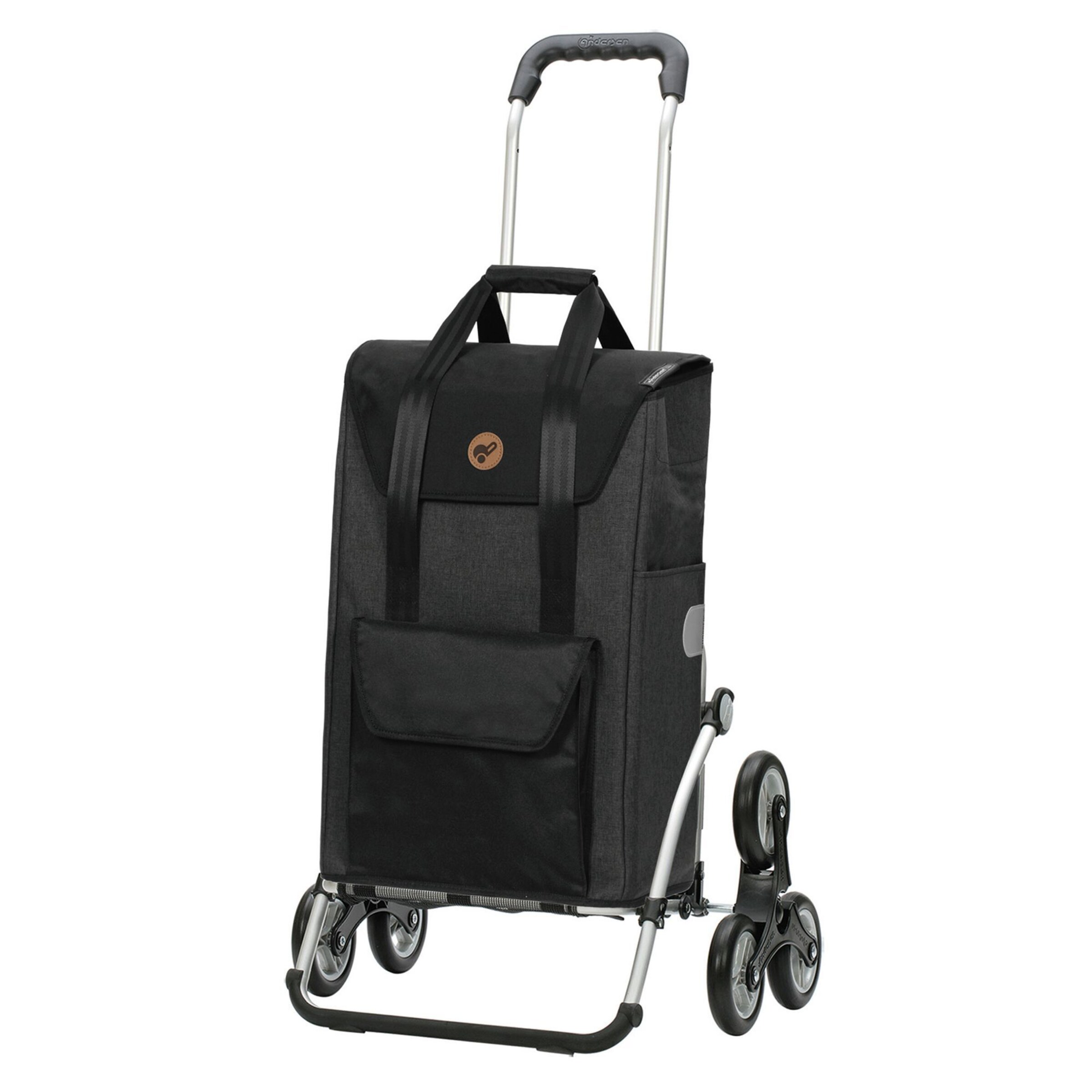 Andersen Shopper Cart 'Senta' in Grey: front