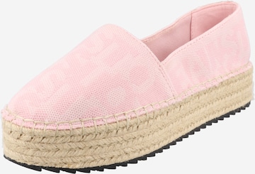 Espadrillas di Tommy Jeans in rosa: frontale