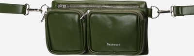 Deadwood Umhängetasche in dunkelgrün / silber, Produktansicht