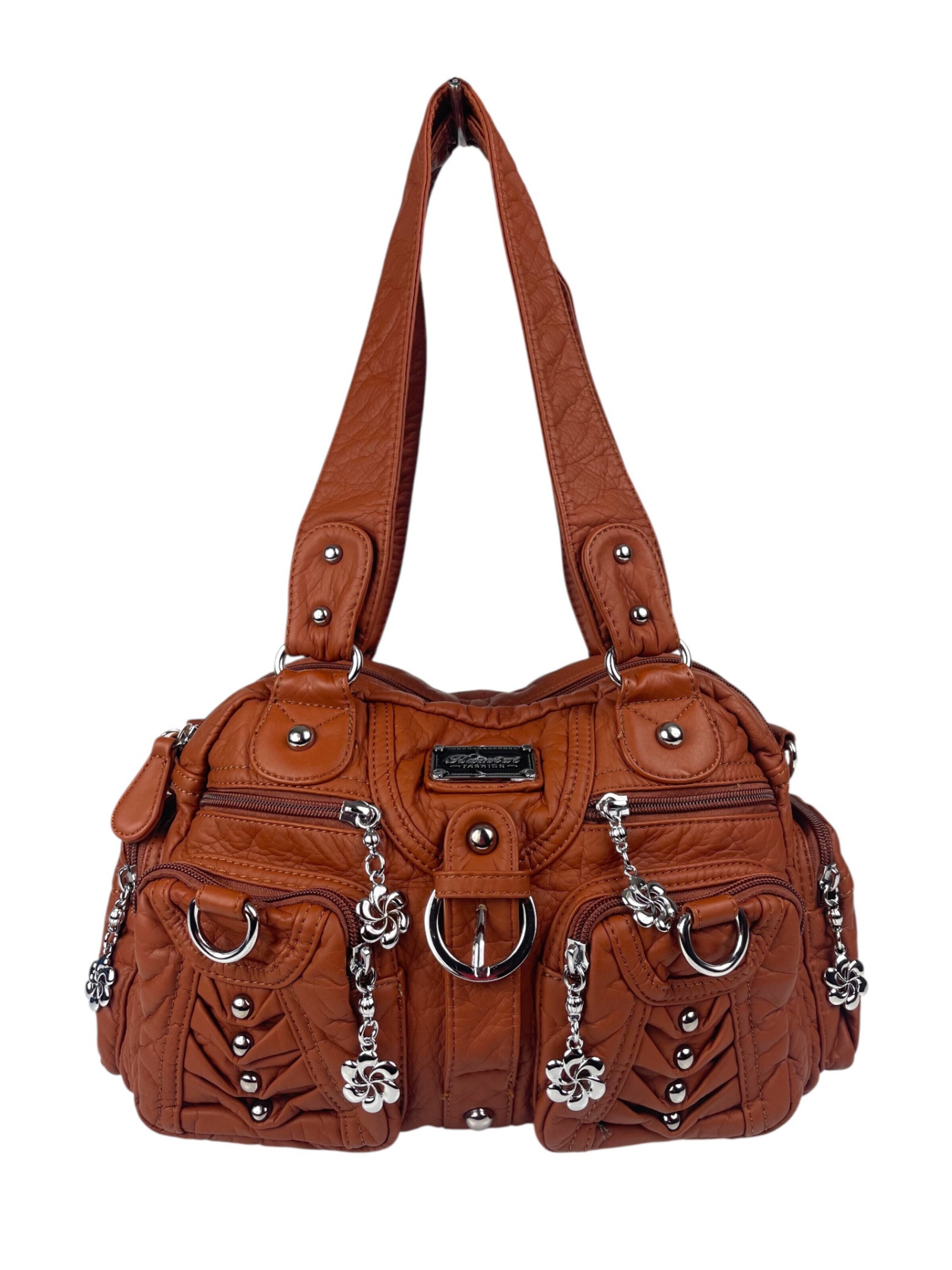 Kumixi Handbag in Brown: front