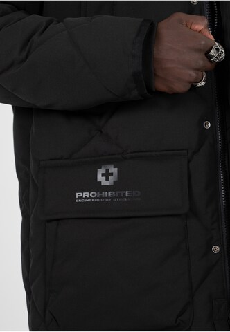 Parka d’hiver 'The Swiss Yuppie' Prohibited en noir