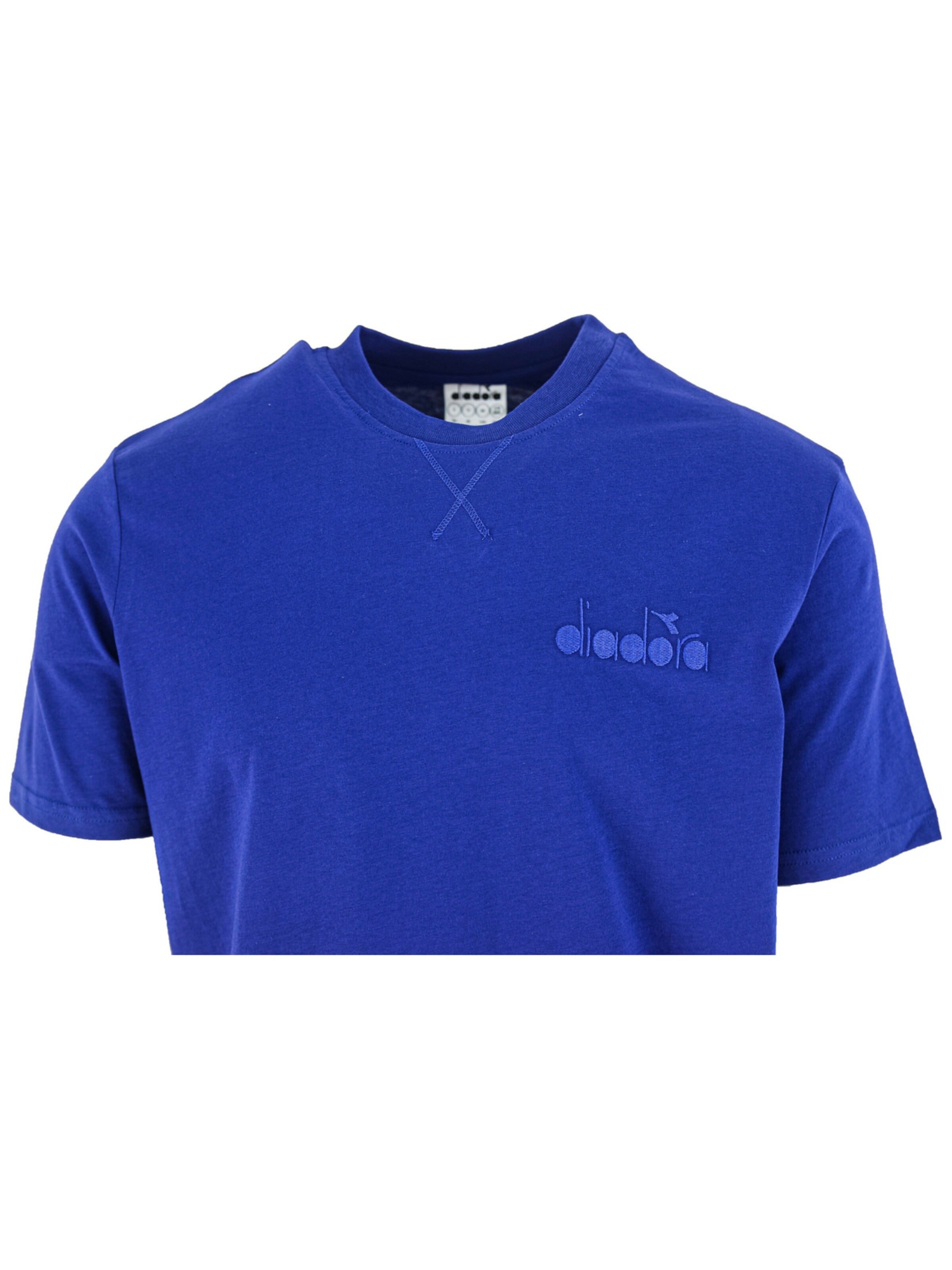 Diadora Shirt 'Diadora SS Spw Logo' in Blauw