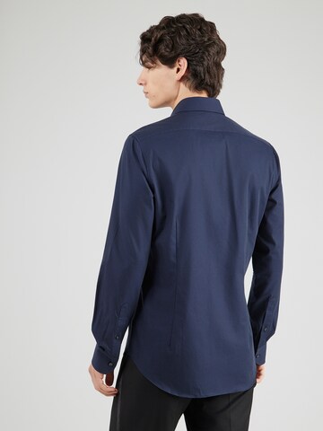 Michael Kors Slim Fit Skjorte i blå: tilbage