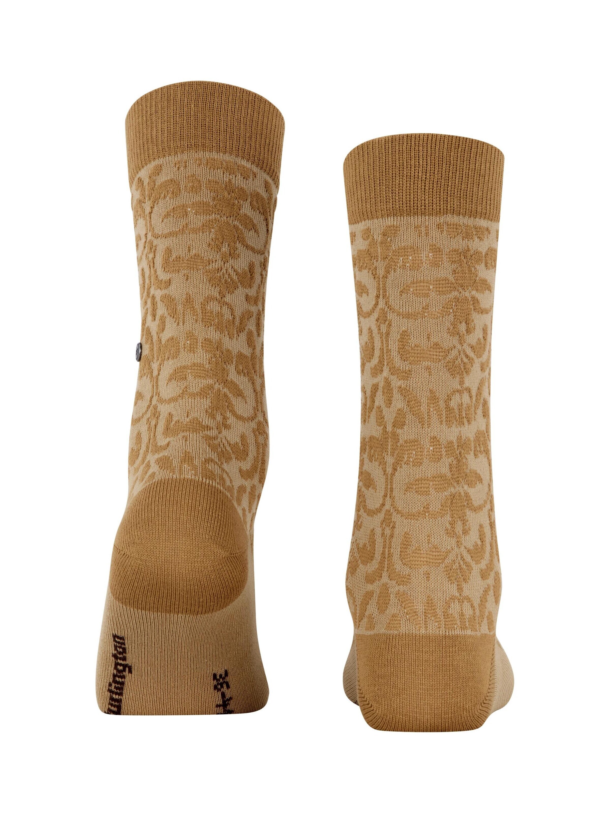 BURLINGTON Socks 'Ornamental' in Brown