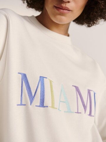 Bluză de molton 'Miami' de la Guido Maria Kretschmer Women pe bej