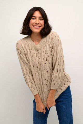 Kaffe - Pullover 'Lena' em bege