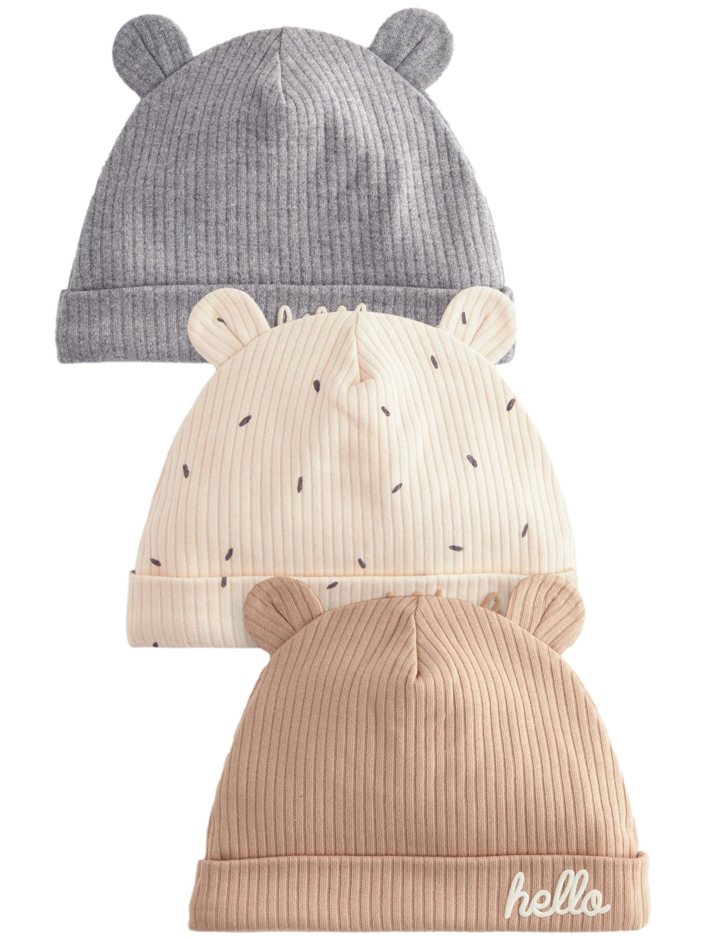 Next Beanie in Beige: front