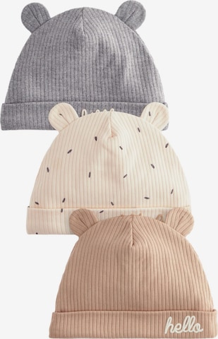 Next Beanie in Beige: front