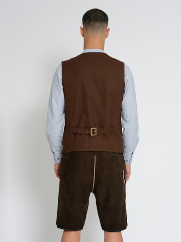 Rißberg Klederdracht gilet in Bruin