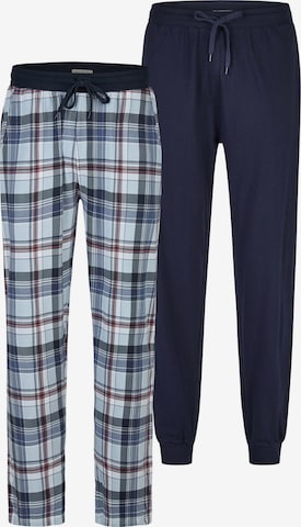 Phil & Co. Berlin Pyjamahose ' Classics ' in Blau: Vorderseite