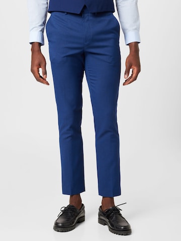 BURTON MENSWEAR LONDON Regular Chino trousers in Blue: front