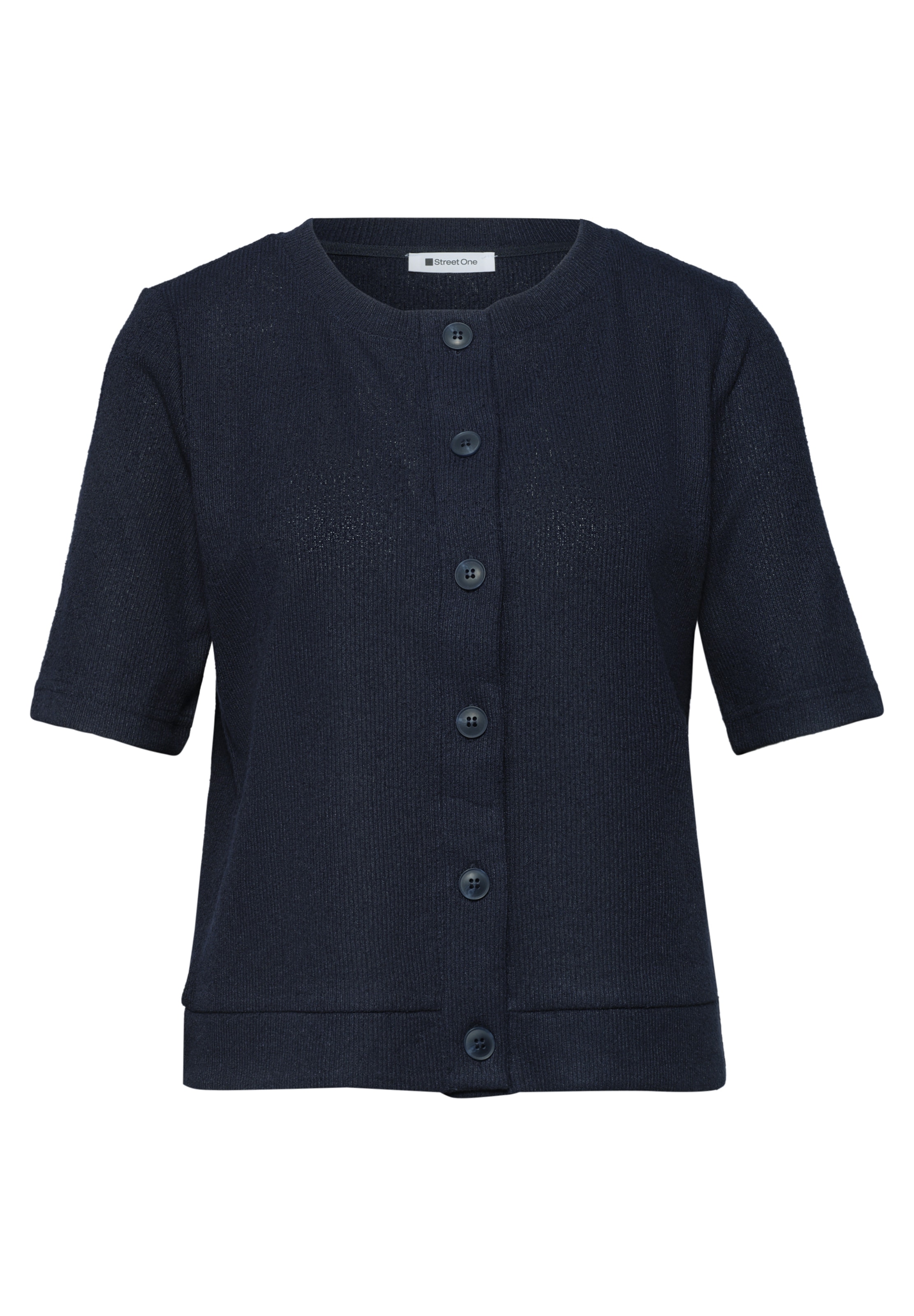STREET ONE Strickjacke in Blau: Vorderseite