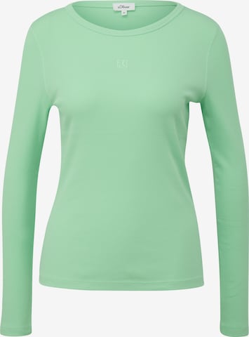 T-shirt s.Oliver en vert : devant