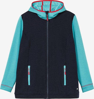 Funkcinis flisinis džemperis iš SHEEGO, spalva – šviesiai mėlyna / tamsiai mėlyna, Prekių apžvalga