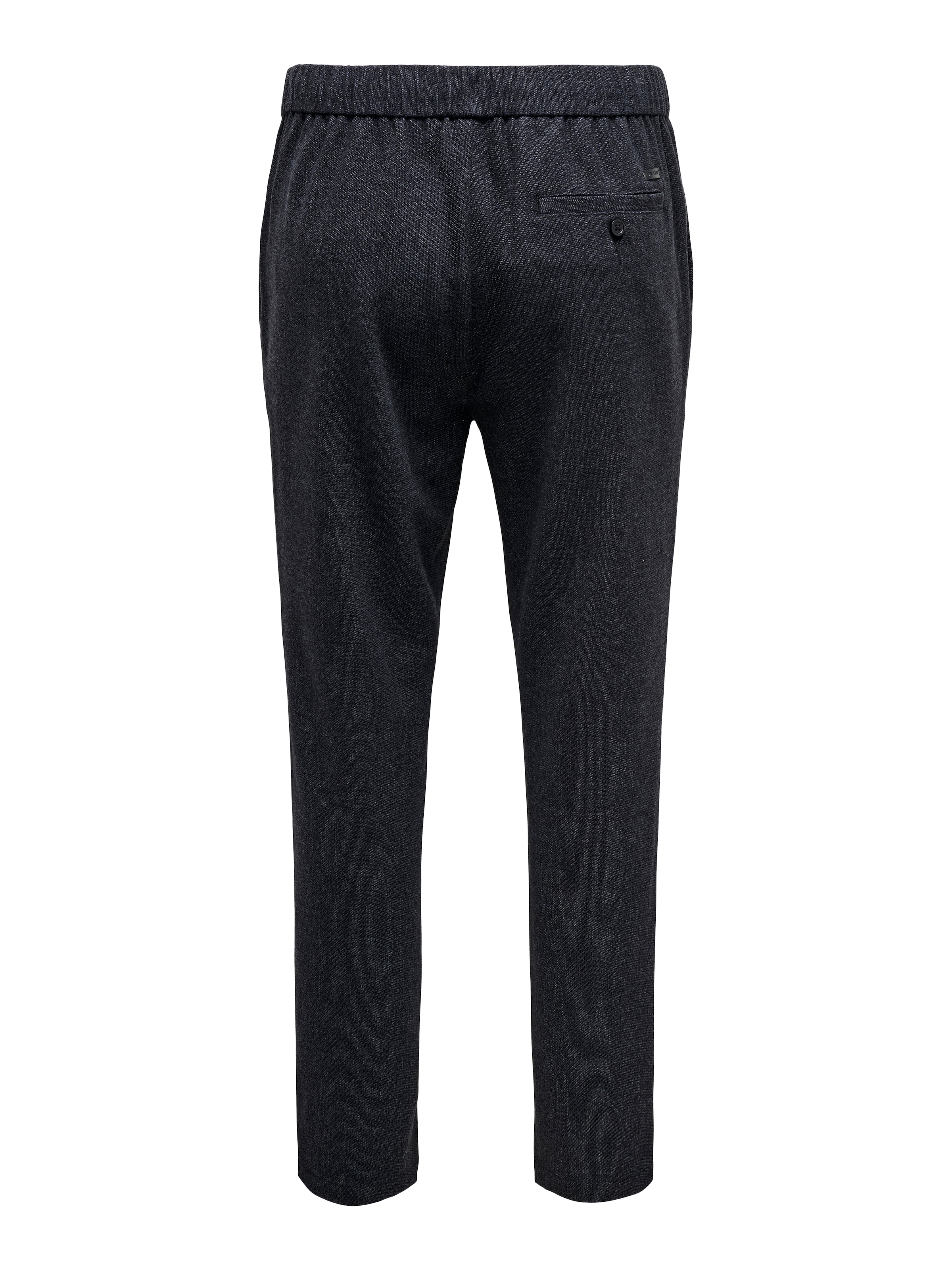 Only & Sons Regular Trousers 'ONSLinus' in Black