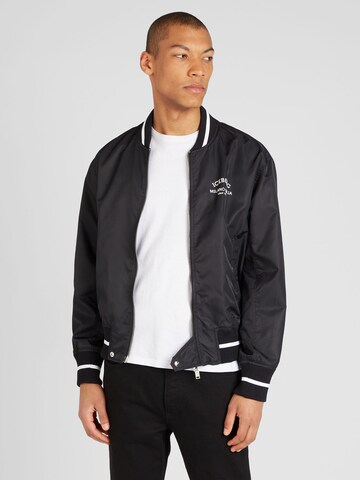 ICEBERG Between-Season Jacket in Black: front