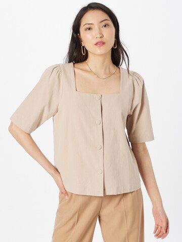 ICHI Bluse 'ERIAN' in Beige: predná strana