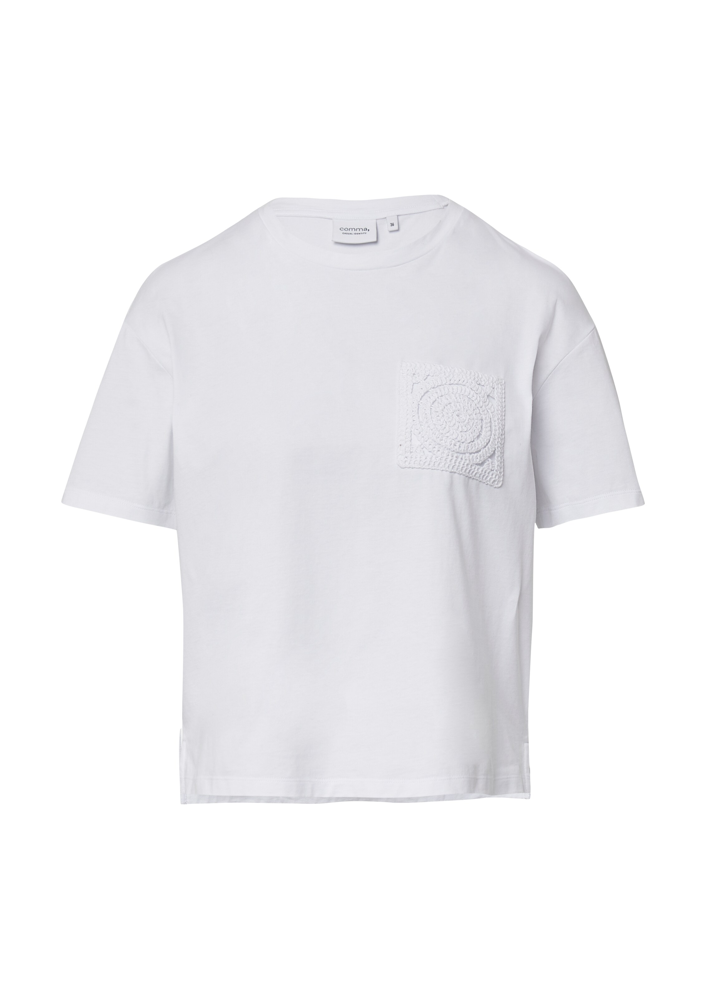 comma casual identity Shirt in White: front