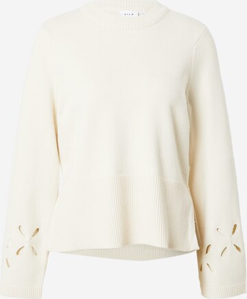 VILA Pullover 'AURA' in Beige: predná strana