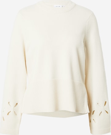 VILA Sweater 'AURA' in Beige: front