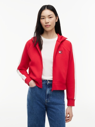 raudona Tommy Jeans Džemperis: priekis