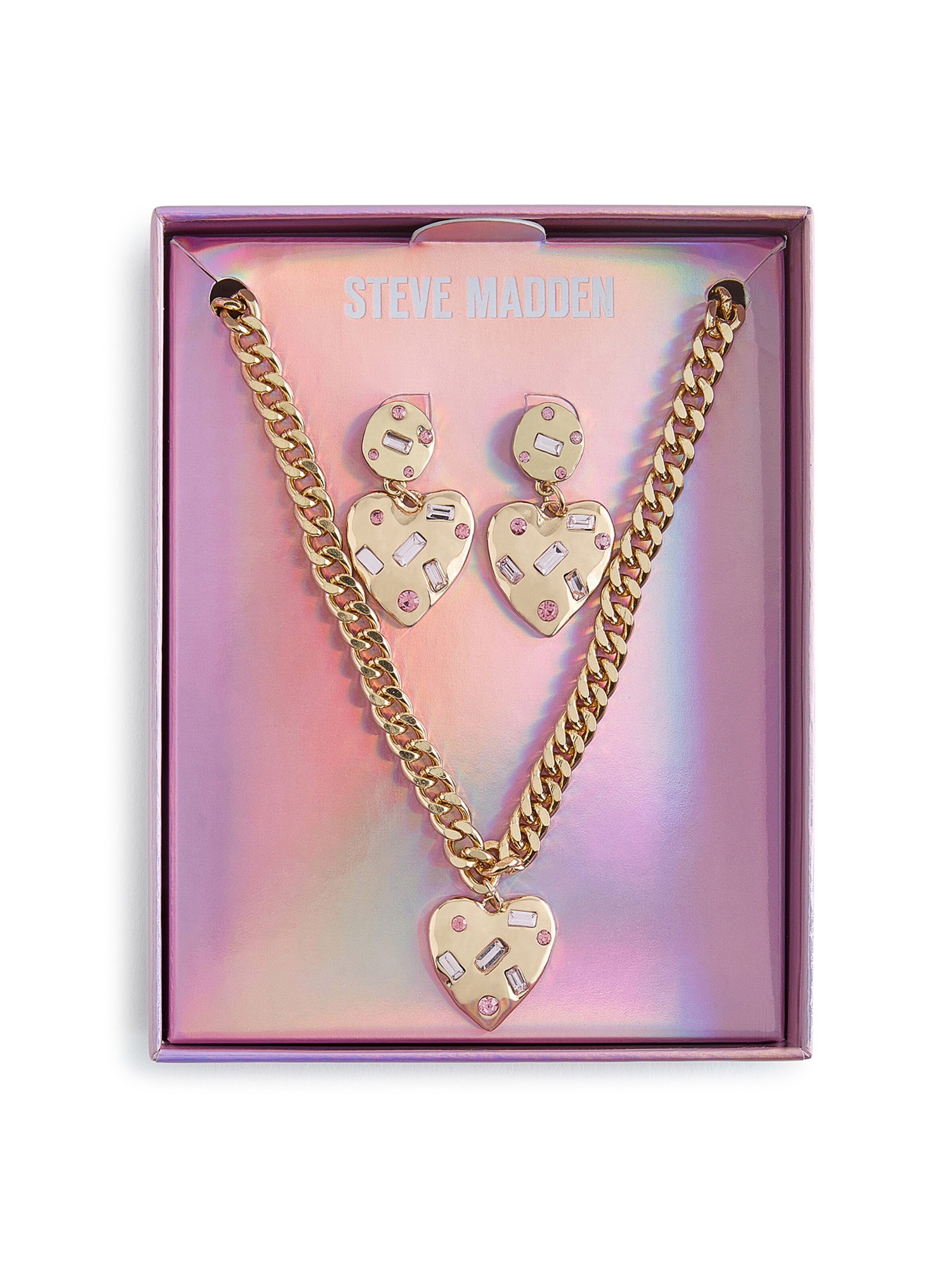 STEVE MADDEN - Conjunto de joyería en oro