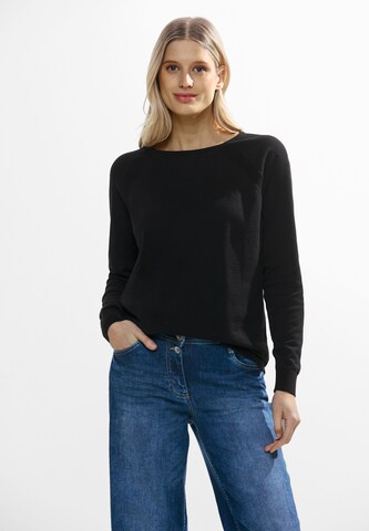 CECIL Sweater in Black: front