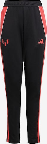 ADIDAS PERFORMANCE Sportbroek 'Messi' in Zwart: voorkant