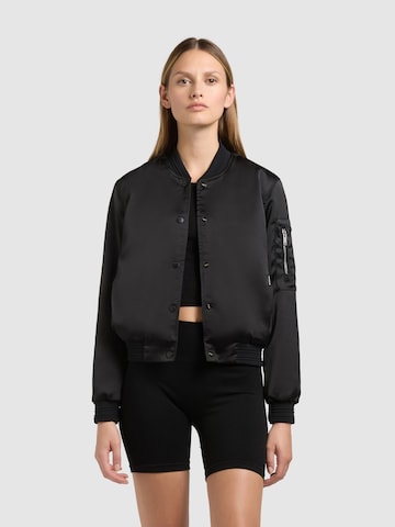 Veste mi-saison 'Tami' khujo en noir : devant