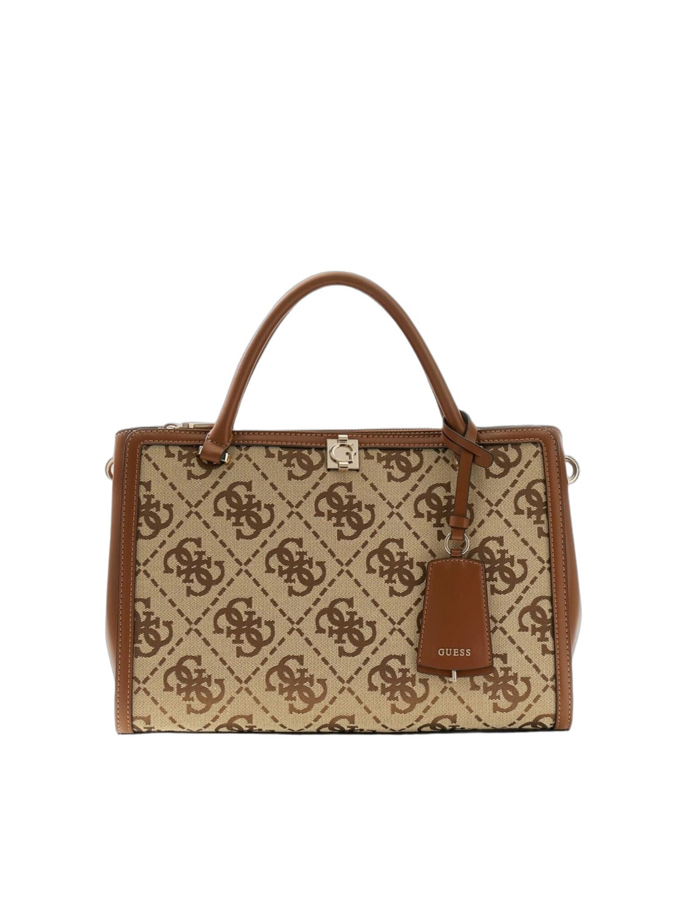 Borsa a mano 'Audrey' di GUESS in beige: frontale