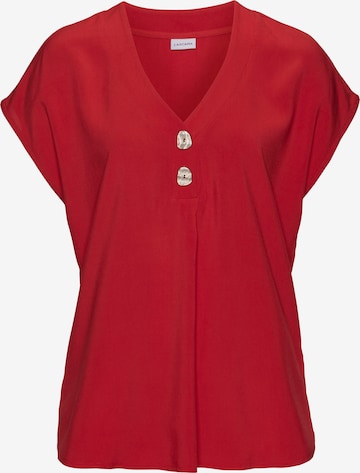 Camicia da donna di LASCANA in rosso: frontale