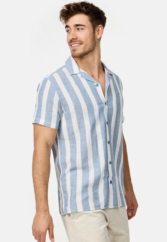 Coupe regular Chemise 'Bravida ' INDICODE JEANS en bleu