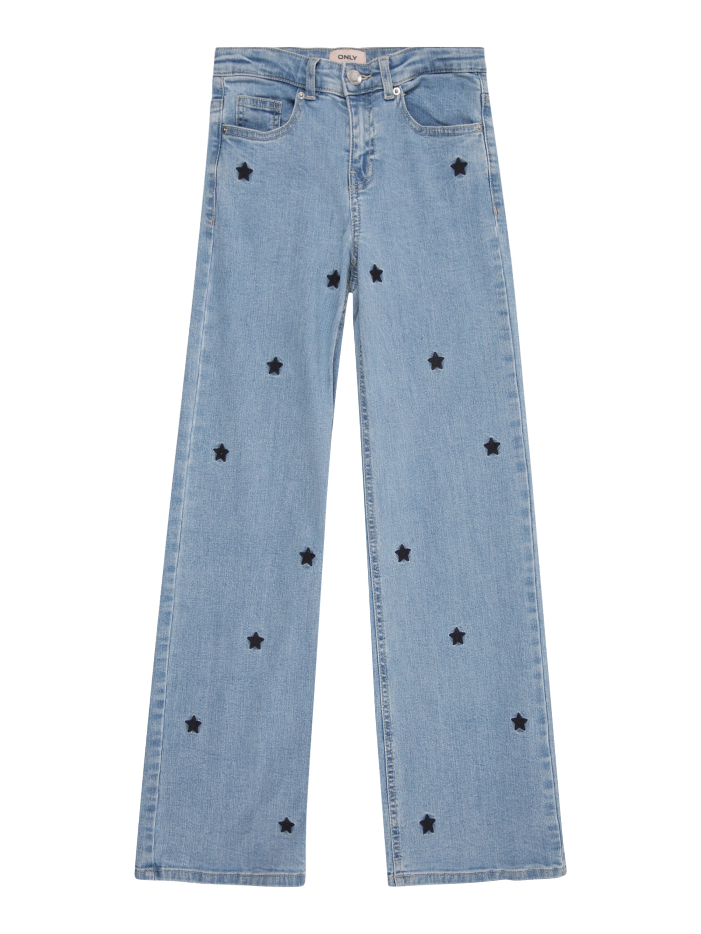 ONLY GIRLS Широки крачоли Дънки 'KOGJUICY' в синьо: отпред