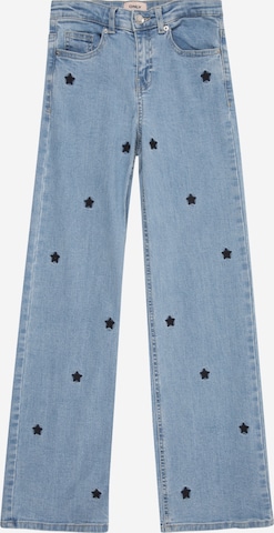 mėlyna ONLY GIRLS Plačios klešnės Džinsai 'KOGJUICY': priekis