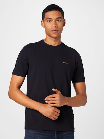 BOSS Green Shirt 'TEE' in Black: front