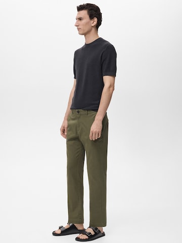 MANGO MAN Regular Chino in Groen
