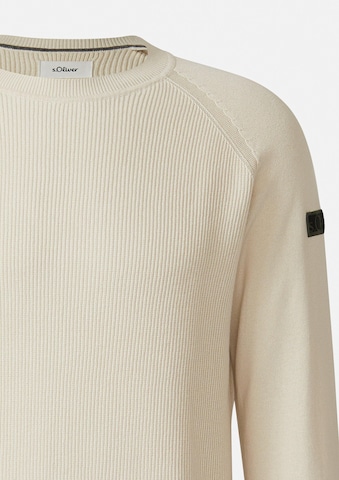 s.Oliver Strickpullover in Weiß