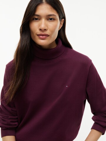 purpurinė Tommy Jeans Megztinis 'ESSENTIAL'