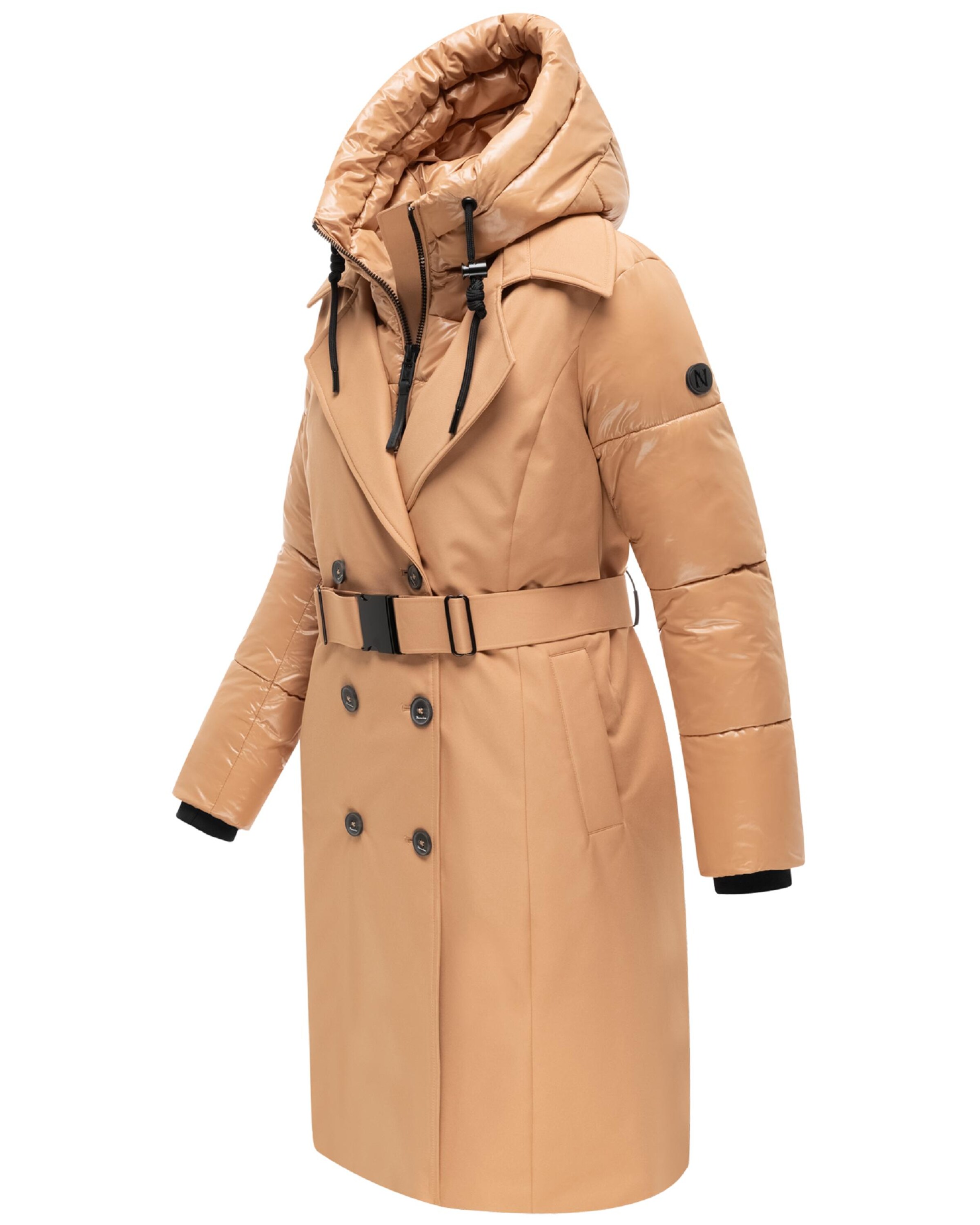 NAVAHOO Winter coat 'City-Glow 14' in Beige