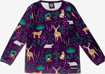 Villervalla Shirt 'Winter Forest' in Purple: front