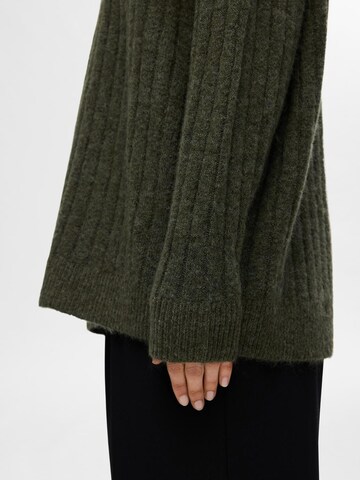 SELECTED FEMME Sweater 'SLFMALINE' in Green