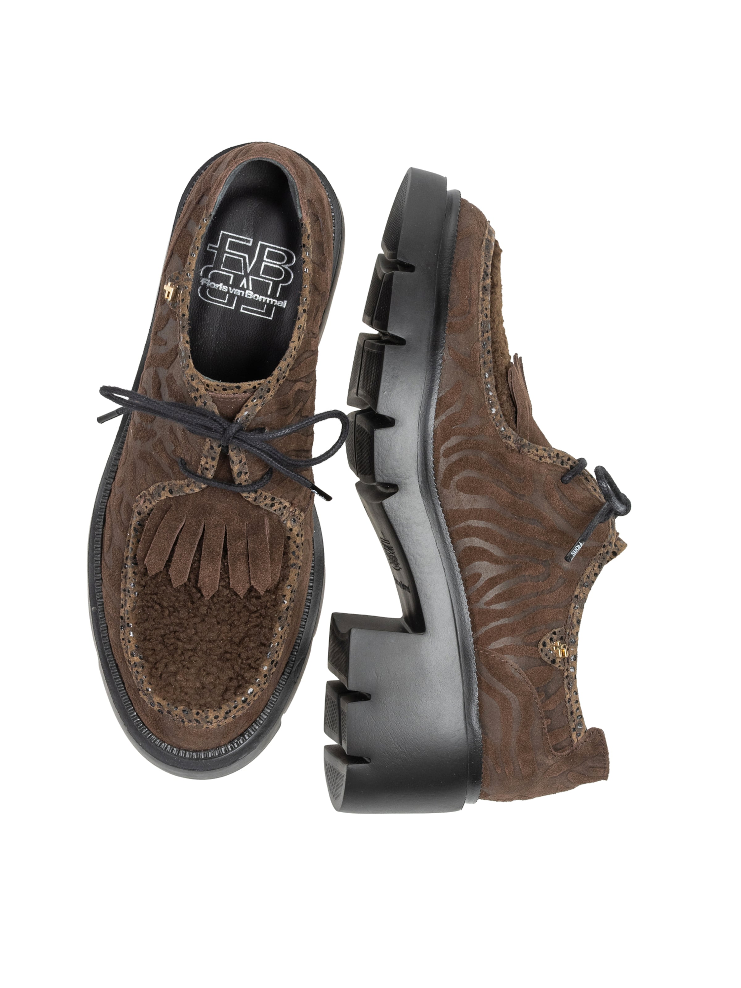 Scarpa stringata ' MADDI 03 ' di Floris van Bommel in marrone