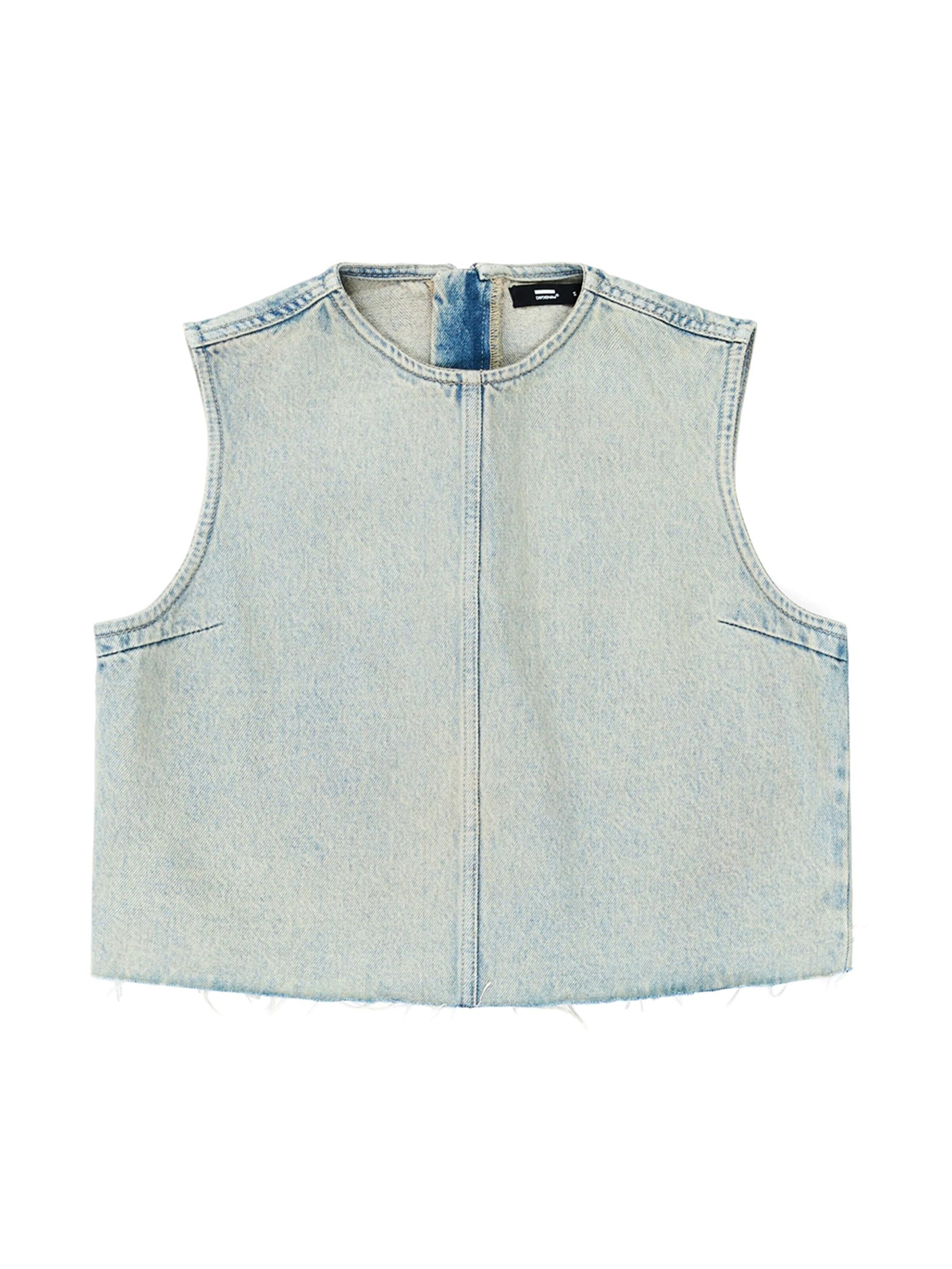 Dr. Denim Top 'Erin Top' in Blue: front