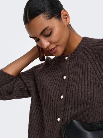 ONLY Strickjacke 'ONLKalibu' in Braun