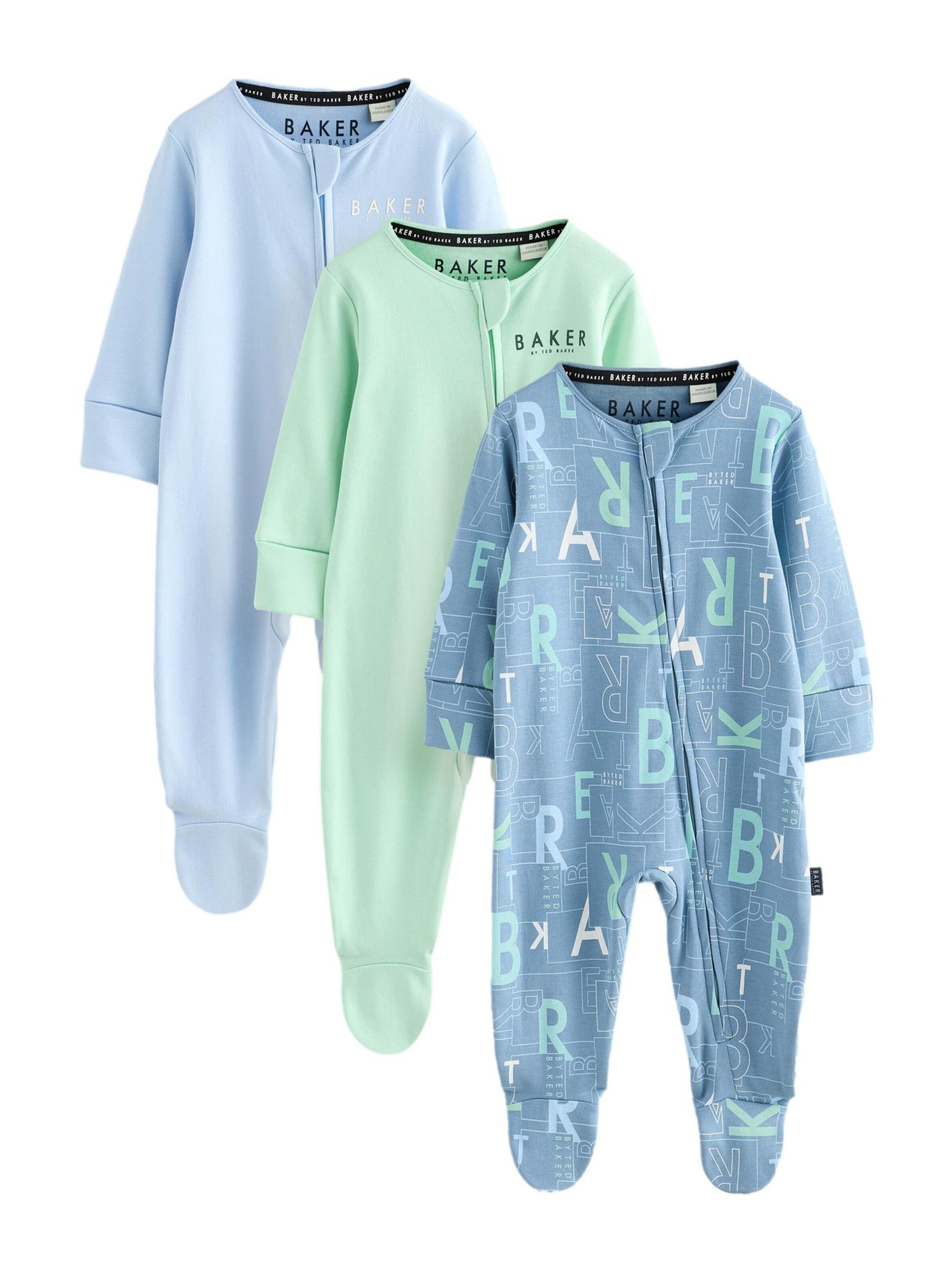 Baker by Ted Baker Πιτζάμα σε μπλε: μπροστά