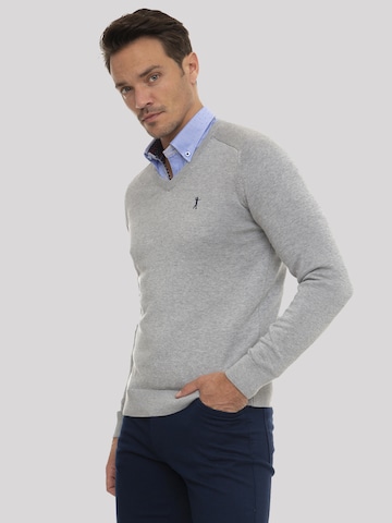 Sir Raymond Tailor Sweater 'Santos' in Grey